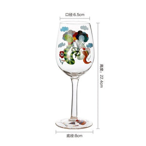 Animal Illustration Champagne & Fluted Glasses - Ailime Designs