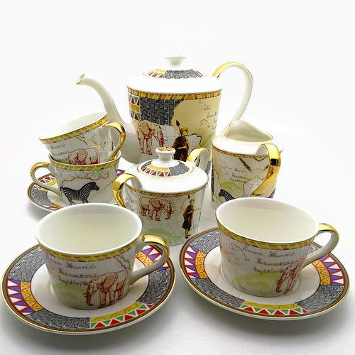 Bone China Tea & Coffee Drink ware Set - Ailime Designs
