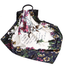 Load image into Gallery viewer, Beautiful Asian Floral Border Printed Scarves For Women - Ailime Designs