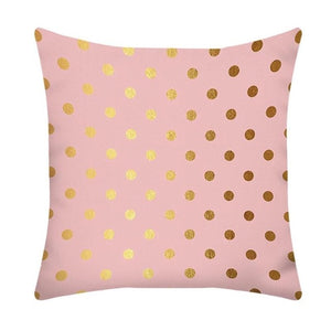 Geometric Foil Design Throw Pillowcases - Home Decorations
