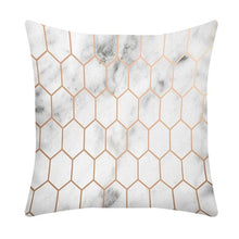 Load image into Gallery viewer, Geometric Foil Design Throw Pillowcases - Home Decorations