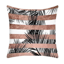 Load image into Gallery viewer, Geometric Foil Design Throw Pillowcases - Home Decorations