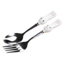 Load image into Gallery viewer, Young Childrens Characters Cutlery Sets - Stainless Steel Tableware - Ailime Designs