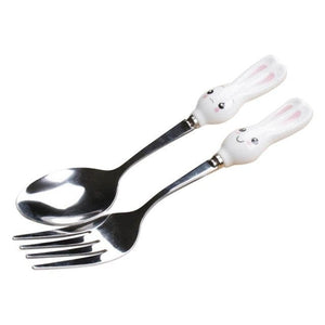 Young Childrens Characters Cutlery Sets - Stainless Steel Tableware - Ailime Designs