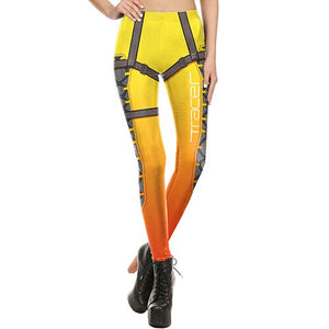 Women's Cool Style Cosplay Stretch Leggings - Ailime Designs