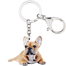 Load image into Gallery viewer, French Bulldog Keychain Holders – Ailime Designs - Ailime Designs