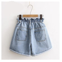 Load image into Gallery viewer, Plus Size Beauties High Waist Jean Shorts - Ailime Designs