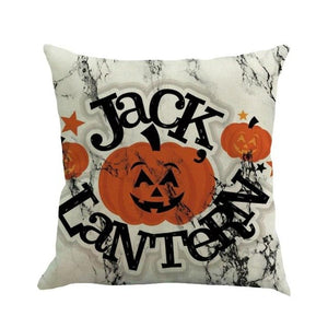 Cotton Linen Printed Halloween Throw Pillowcases - Home Decor Fashions - Ailime Designs