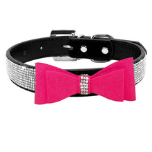 Load image into Gallery viewer, Dog Fancy Bow-tie &amp; Rhinestone Collars - Ailime Designs