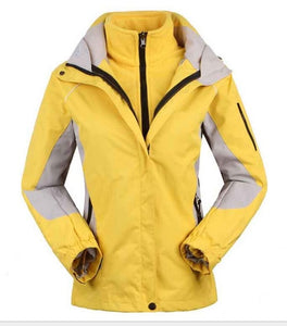 Colorful Women's Outdoors Waterproof Double Layered Ski Jackets