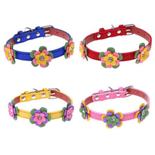 Load image into Gallery viewer, Dog Flower Design Collars - Ailime Designs