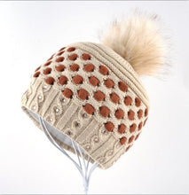 Load image into Gallery viewer, Sassy Women&#39;s Knit Design Winter Beanie Caps