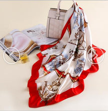 Load image into Gallery viewer, Women&#39;s Bohemian Style Silk Chiffon Printed Scarves