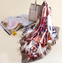 Load image into Gallery viewer, Women&#39;s Bohemian Style Silk Chiffon Printed Scarves - Ailime Designs