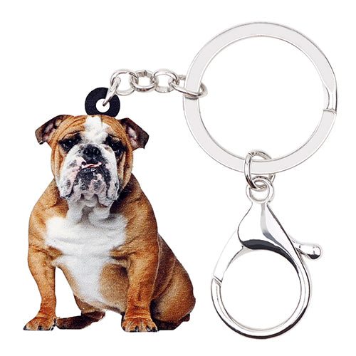 British Bulldog Keychain Holders – Ailime Designs - Ailime Designs
