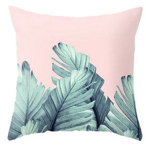 Tropical Plants Printed Throw Pillowcases -  Home Decor Accessories - Ailime Designs