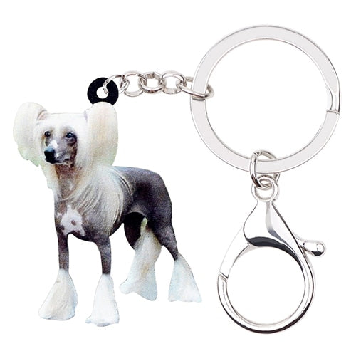Chinese Crested Dog Keychain Holders – Ailime Designs - Ailime Designs