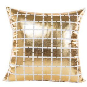 Foil Design Geometric Printed Throw Pillowcases - Home Decor - Ailime Designs
