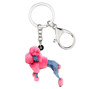 Cool Pink Poodle Keychain Holders – Ailime Designs