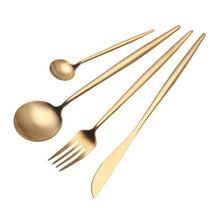 Load image into Gallery viewer, 4Pcs/Set Stainless Steel Flatware - Ailime Designs - Ailime Designs