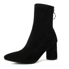 Load image into Gallery viewer, European Style Women&#39;s Suede Leather Skin Ankle Boots - Ailime Designs
