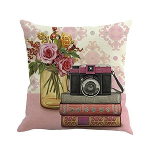 Floral & Beautiful Printed Throw Pillowcases- Home Goods Products - Ailime Designs
