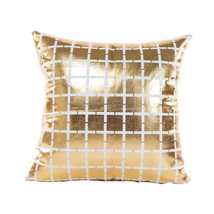 Holiday Printed Throw Pillowcases w/ Gold Foil - Ailime Designs