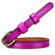 Load image into Gallery viewer, Thin Stylish Women&#39;s Genuine Leather Belts