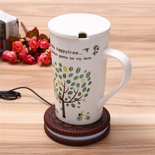 Load image into Gallery viewer, USB Warm Keep Milk Tea Coffee Mug Hot Drinks Beverage Cup Warmer Heating Pad 5V - Ailime Designs