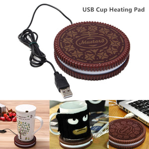 USB Warm Keep Milk Tea Coffee Mug Hot Drinks Beverage Cup Warmer Heating Pad 5V - Ailime Designs