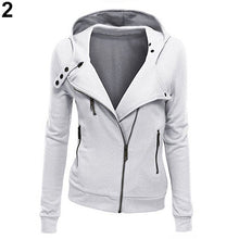 Load image into Gallery viewer, New Women&#39;s Thick Hooded Long Sleeve Hoodie Sweatshirt  - Ziper Front Outerwear - Ailime Designs