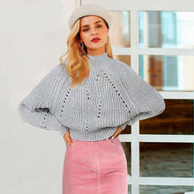 Load image into Gallery viewer, Dolman Sleeve Women&#39;s Turtleneck Sweaters - Ailime Designs