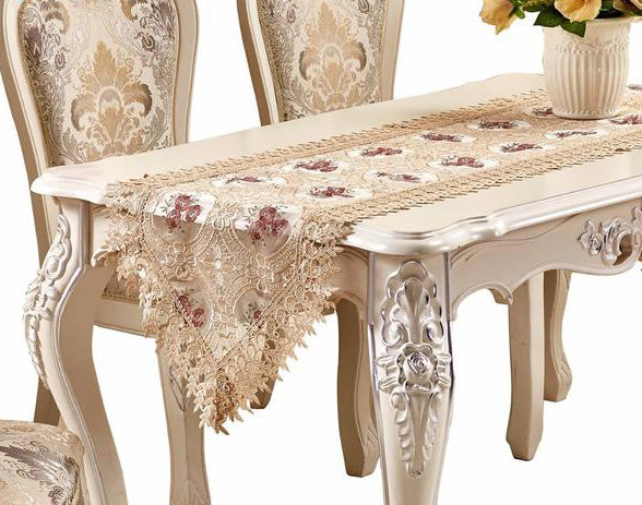Lace Embroidered Floral  Design Table Runners - Shop Home Decor - Ailime Designs
