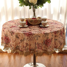 Load image into Gallery viewer, European Rustic Round Tablecloths - Ailime Designs
