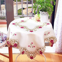 Load image into Gallery viewer, Victorian Queen Lace Embroidered Tablecloths - Ailime Designs