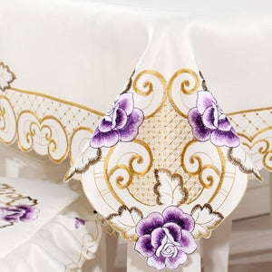 Beautiful Home Textile Design Lace-cut Tablecloths - Ailime Designs