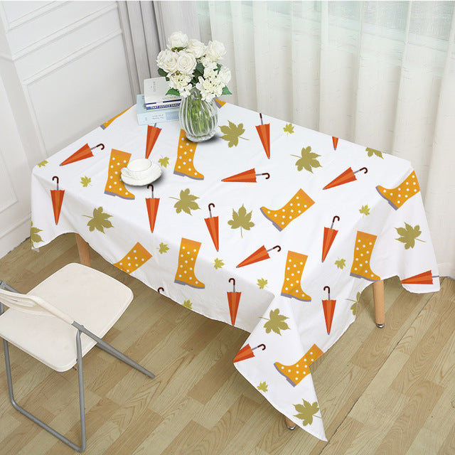 Maple Leaf Printed Tablecloths - Ailime Designs