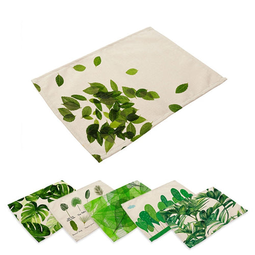 Beautiful Leaf Style Design Table Mats - Shop Home Accessories Coverings - Ailime Designs