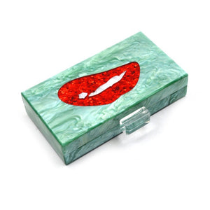 Chic Style Women's  Acrylic Lips Design Clutch Handbags - Ailime Designs - Ailime Designs