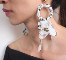 Load image into Gallery viewer, Bohemia Ribbon Circular Dangle Earrings - Ailime Designs