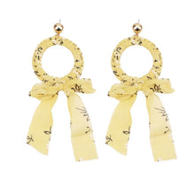 Load image into Gallery viewer, Women&#39;s Ribbon Design Braided Round Earrings