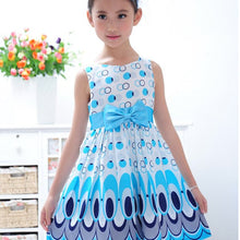 Load image into Gallery viewer, Girl&#39;s Geometric Design Sleeveless Stylish Dresses - Ailime Designs - Ailime Designs