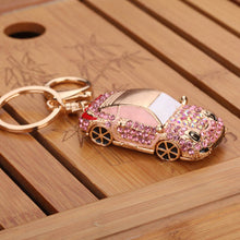 Load image into Gallery viewer, Crystal Rhinestone Motor Car Trendy Keychain - Pocket Holder Accessories - Ailime Designs