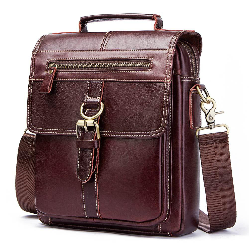 Men's Cross body 100% Genuine Leather Travel Messenger Bags - Ailime Designs