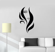 Load image into Gallery viewer, Woman Face Profile Wall Art Decals - Ailime Designs - Ailime Designs
