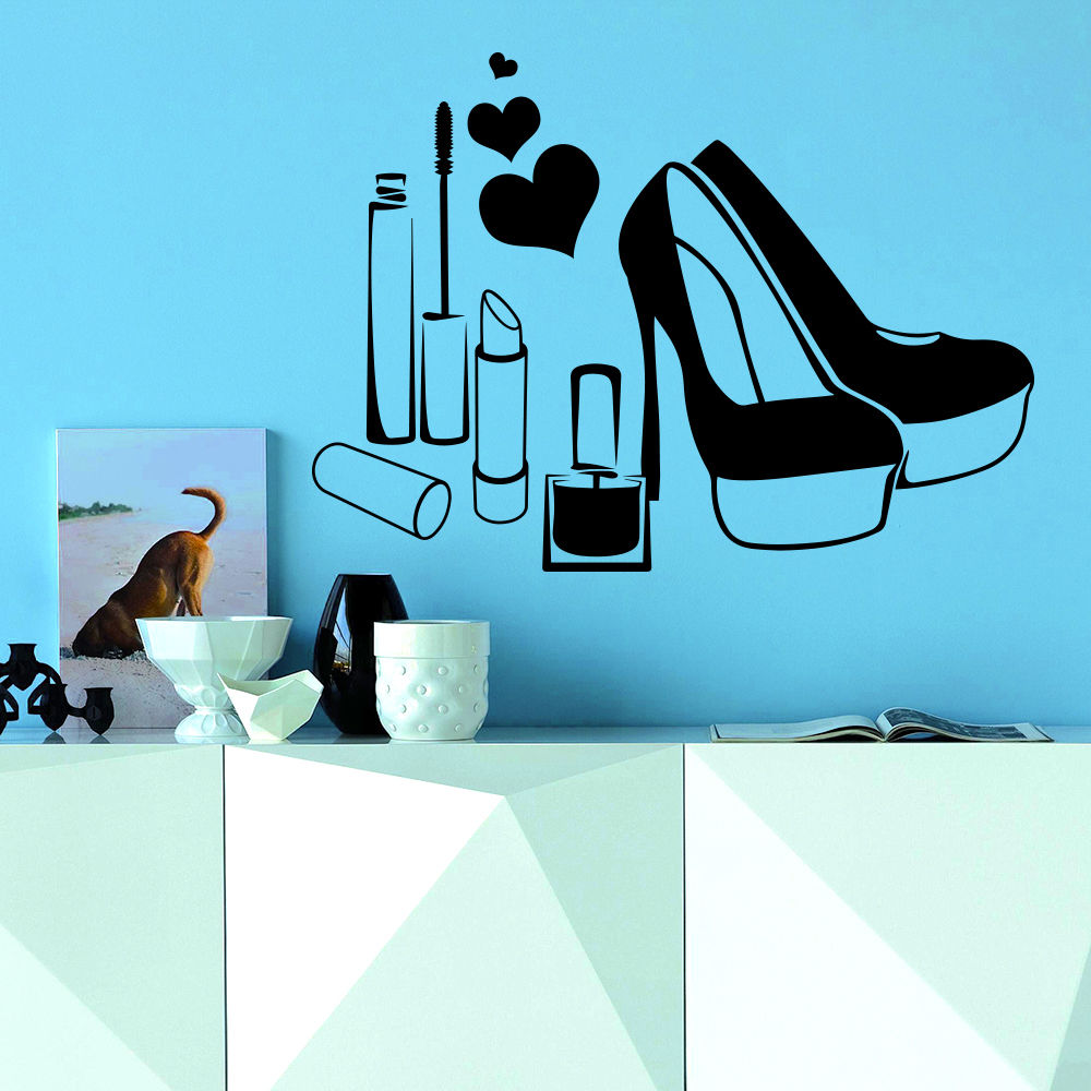 Cosmetic & High Hees Wall Art Decals - Ailime Designs - Ailime Designs