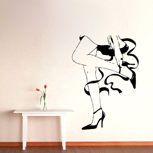 Woman Legs w/ Heels Wall Art Decals - Ailime Designs - Ailime Designs