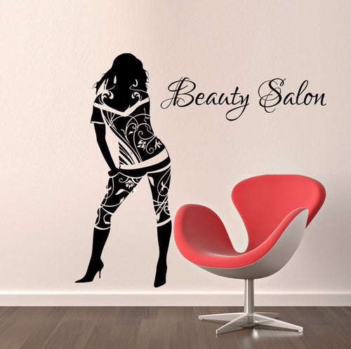 Beauty Salon Wall Decals - Ailime Designs - Ailime Designs