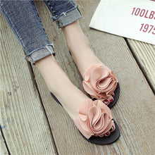 Load image into Gallery viewer, Women&#39;s Soft Sole Flower Motif Flip Flops - Ailime Designs