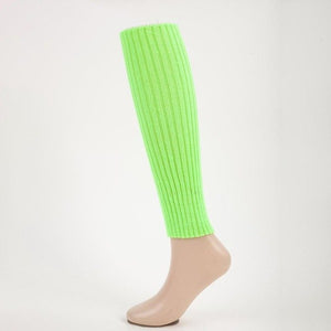 Women's Acrylic Rib Knit Design Leg Warmers - Ailime Designs